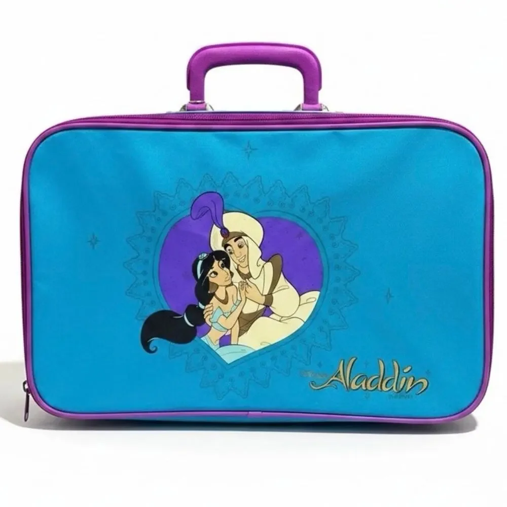 Vintage 1990s Disney Aladdin and Princess Jasmine children's travel bag 1992